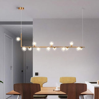 Modern Pendant Lamp – Multi Globe Nordic Ceiling Light With Gold Finish