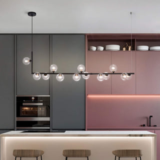 Modern Pendant Lamp – Multi Globe Nordic Ceiling Light With Gold Finish