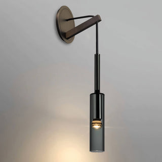 Blown Glass Wall Light – Elegant Wall Lighting With Tinted Glass Sconce
