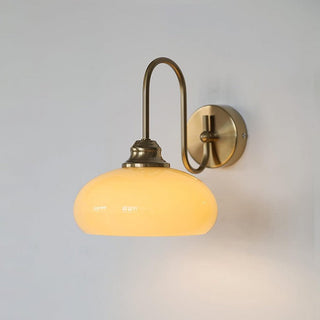 Glass Wall Light – Textured Glass Sconce with Gold or Chrome Finish