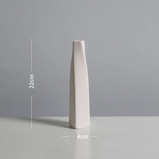 white ceramic vase modern graffiti art living room decoration angle view 2