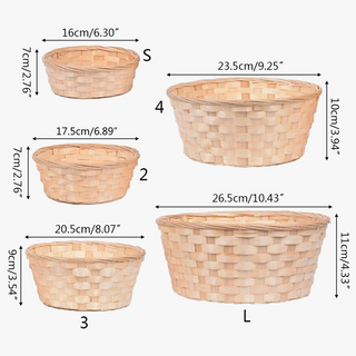 Bamboo fruit basket