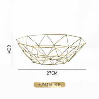 Modern iron fruit basket