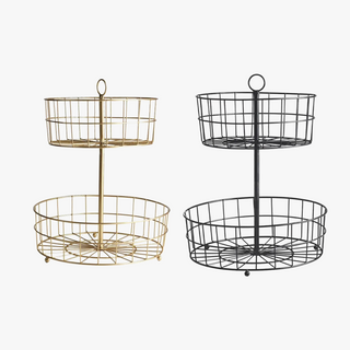 Metal bread basket