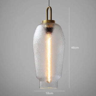 Lámpara colgante de cristal esmerilado - Lámpara colgante de cocina moderna con estructura de cristal y latón