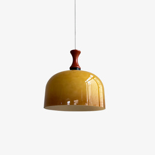 Vintage flat ball pendant in industrial-style kitchen