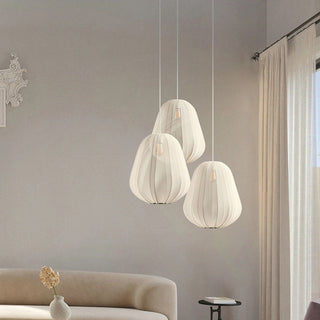 Suspension textile – Plafonnier moderne avec diffuseur de lumière douce et abat-jour élégant