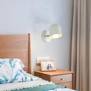 Small colorful pastel wall sconce IP65 – close-up