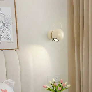 Retro colorful metal wall sconce 200g – three-quarter view