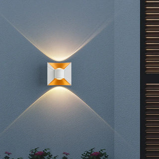 CELET Small Outdoor Wall Light – Versatile Black or White Exterior Sconce