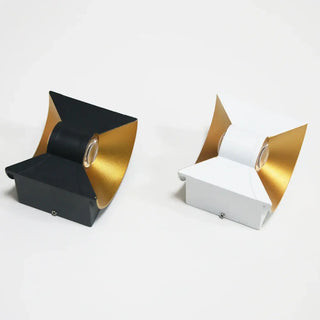 CELET Small Outdoor Wall Light – Versatile Black or White Exterior Sconce