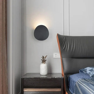 PERO Small Circular Outdoor Sconce – Compact Contemporary Exterior Wall Light