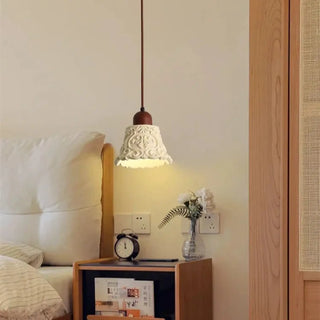 MEKIBI Small White Oriental Pattern Ceiling Light – view 2