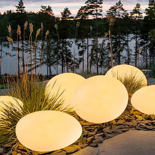 Stone Garden Lamp – Durable Outdoor Lighting | Solar Powered & Waterproof