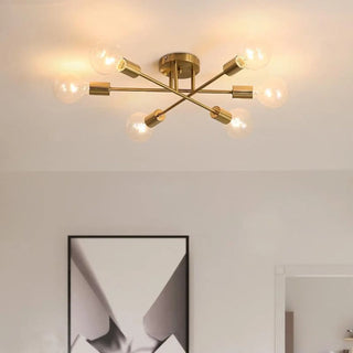 BULB LED Classic Ceiling Fixture – Contemporary Exposed Bulb Lamp Design