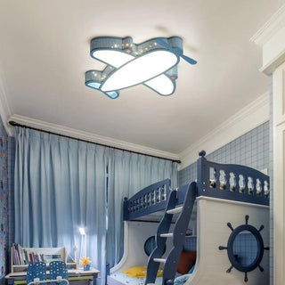 PLANE Children's Airplane Novelty Ceiling Light – Aviation Kids Room Fixture