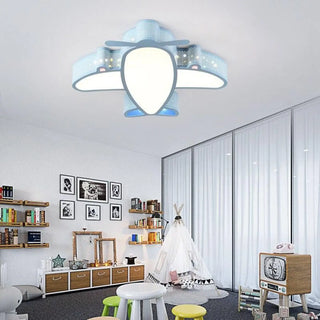 PLANE Aviation Airplane Kids Ceiling Fixture – Children's Novelty Room Light