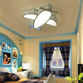 PLANE Airplane Ceiling Light – Children's Aviation Novelty Room Fixture