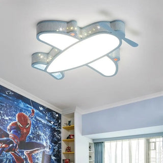PLANE Kids Aviation Ceiling Fixture – Airplane Novelty Children's Room Light
