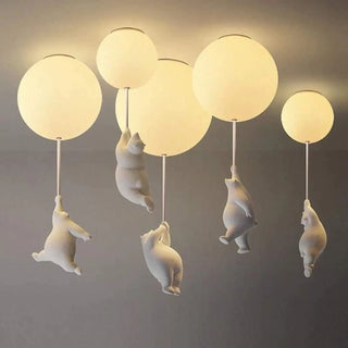 OURS Ceiling Light – Fun Balloon Design Room Setting