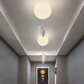 OURS Playful Ceiling Light – Balloon Inspired Form Close-Up