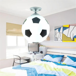 BALLE Kids Soccer Ceiling Light – LED Football Children's Bedroom Fixture