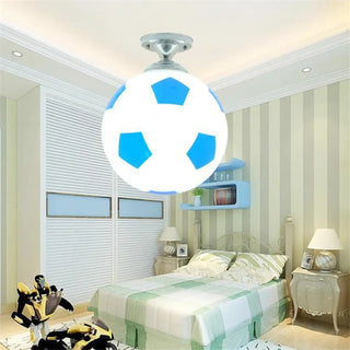 BALLE Kids Football LED Ceiling Fixture – Soccer Ball Children's Room Light