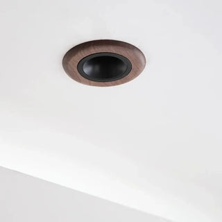BROGIN Wood and Black Modern Elegant Ceiling Light – Contemporary Fixture