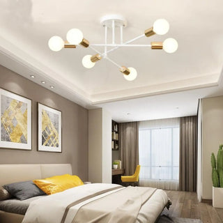 SATARA Glass Globe Ceiling Light – Clear Ball Elegant Design Detail