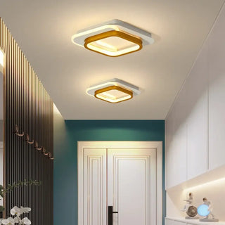 BICO Square Two-Tone LED Ceiling Light – Modern Integrated LED Fixture