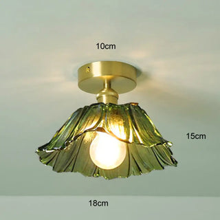 GALOIPA Compact Elegant Glass Vintage Ceiling Light