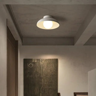 EVA Contemporary Flared Round Shade Ceiling Light