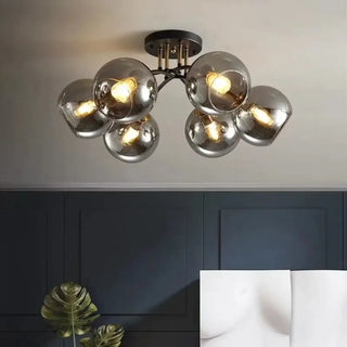 RITOSA Elegant Ceiling Light – Contemporary Glass Spheres Close-Up