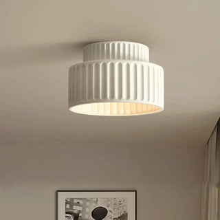 NIRINA Colour Ceiling Light – Beige White Green Palette Detail