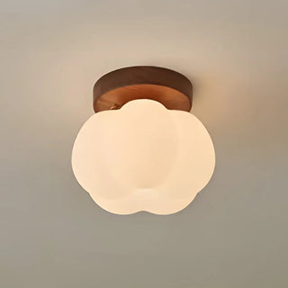NUAH Cloud Flush Ceiling Light – Warm Cream Nordic Hygge Interior