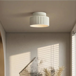 CYLI Cylindrical Striped Retro Ceiling Light – Original Multi-Color Vintage Fixture