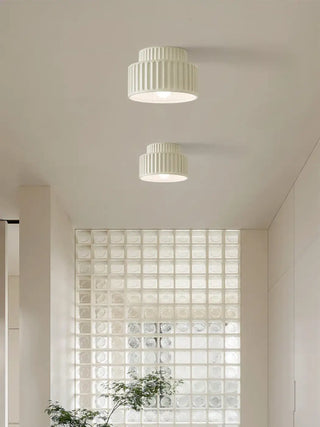 CYLI Cylindrical Striped Retro Ceiling Light – Original Multi-Color Vintage Fixture