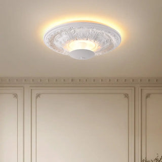 RONIRTE White Classic Ceiling Light – Decorative Elegant Design Detail