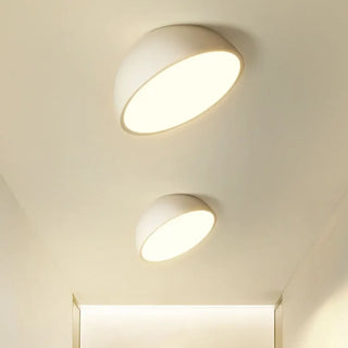CRYLOME White LED Half-Sphere Modern Ceiling Light – Contemporary Flush Fixture