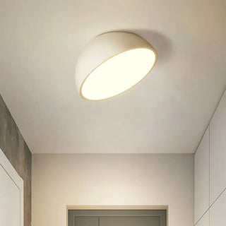 CRYLOME White LED Half-Sphere Modern Ceiling Light – Contemporary Flush Fixture