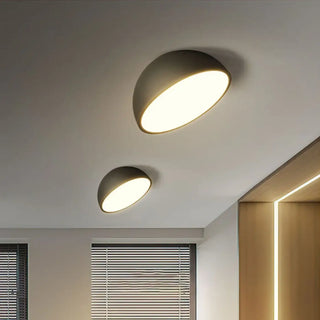 CRYLOME White LED Half-Sphere Modern Ceiling Light – Contemporary Flush Fixture
