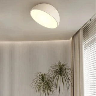 LONROI Half Sphere Wood LED Modern Ceiling Light