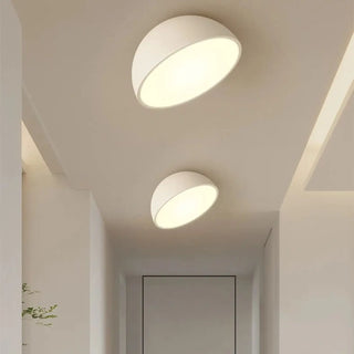 LONROI Half Sphere Wood LED Modern Ceiling Light