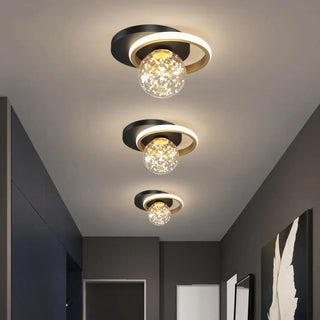 DATAL Crystal Ball Dimmed Ceiling Light – Luxurious Contemporary Fixture