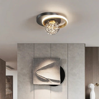 DATAL Crystal Ball Dimmed Ceiling Light – Luxurious Contemporary Fixture