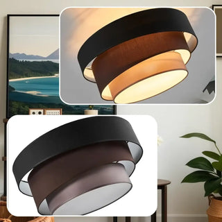 SOFTEN Circular Modern Soft Light Ceiling Light – Contemporary Warm Fixture