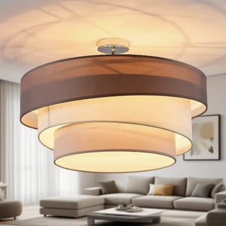 SOFTEN Circular Modern Soft Light Ceiling Light – Contemporary Warm Fixture