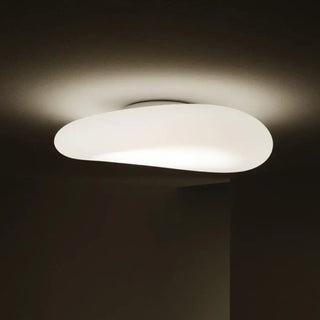 TRABIFE Contemporary Round White LED Ceiling Light – view 1