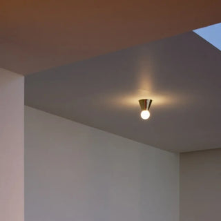 ROLA Brass Ceiling Light – Contemporary Minimalist Room Setting