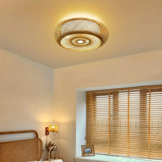 DOITURA Modern Woven LED Ceiling Light – Refined Contemporary Fixture